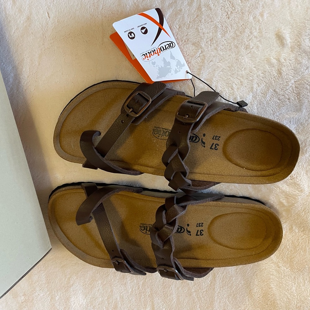 Brown Birkenstock Sandals